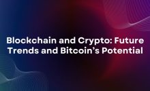 An illustration depicting future trends in blockchain and cryptocurrency, highlighting Bitcoin's potential for growth and innovation.