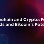 An illustration depicting future trends in blockchain and cryptocurrency, highlighting Bitcoin's potential for growth and innovation.
